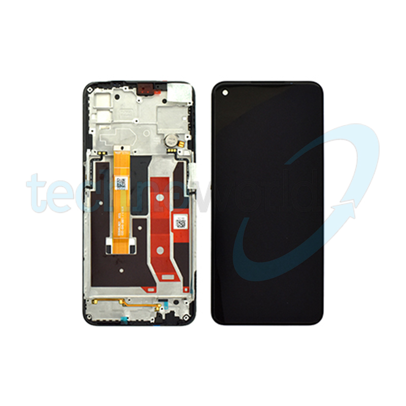 Display Ori. Oppo A73 5G Nero con Frame