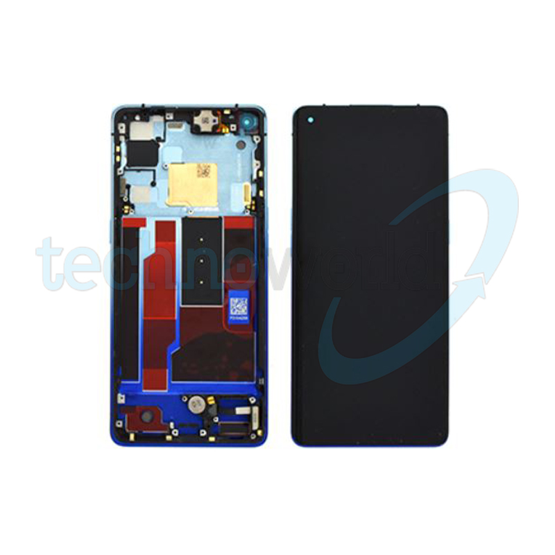 Display Ori. Oppo Find X2 Neo Blu con Frame