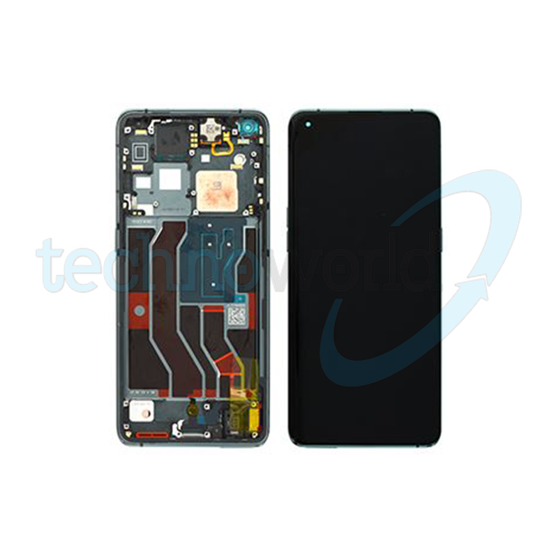 Display Ori. Oppo Find X3 Pro Nero con Frame
