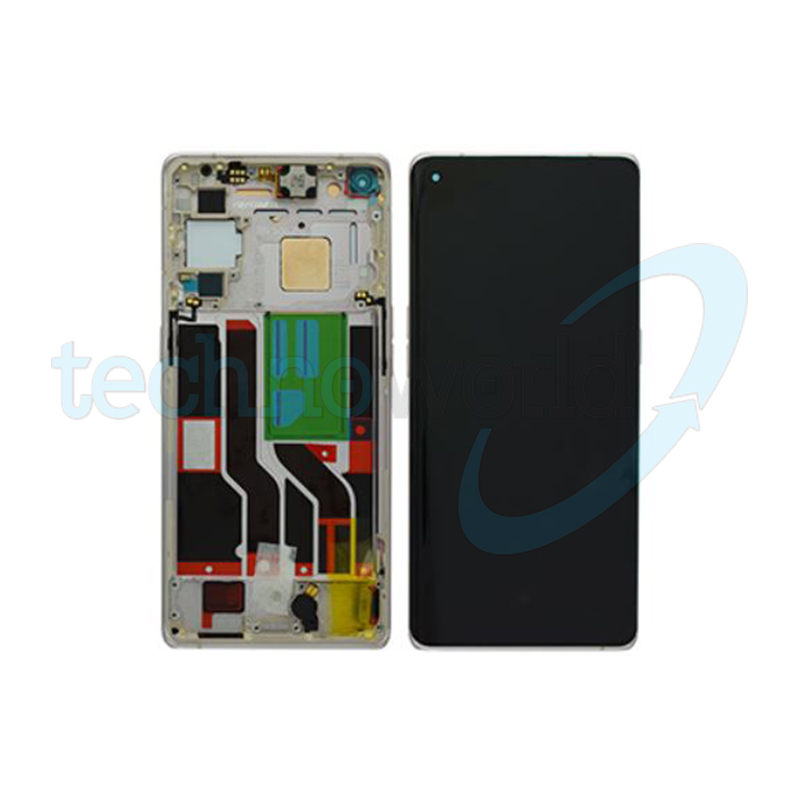 Display Ori. Oppo Find X3 Neo Silver con Frame