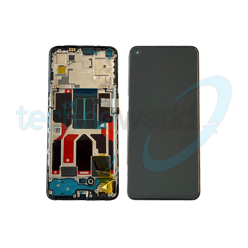 Display Ori. Oppo Find X3 Lite Nero con Frame