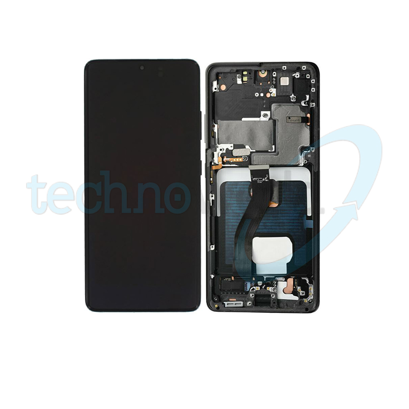 Display Ori. Samsung S21 Ultra G998 Phantom Nero con Frame