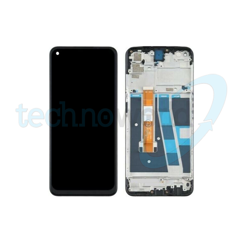 Display Ori. Oppo A52 Nero con Frame