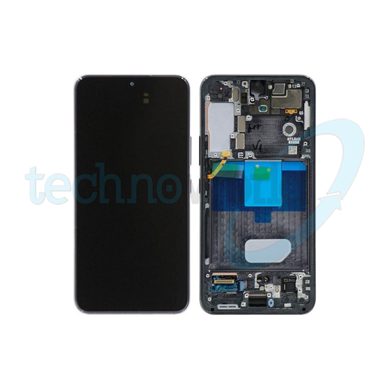 Display Ori. Samsung S22 S901 Nero con Frame