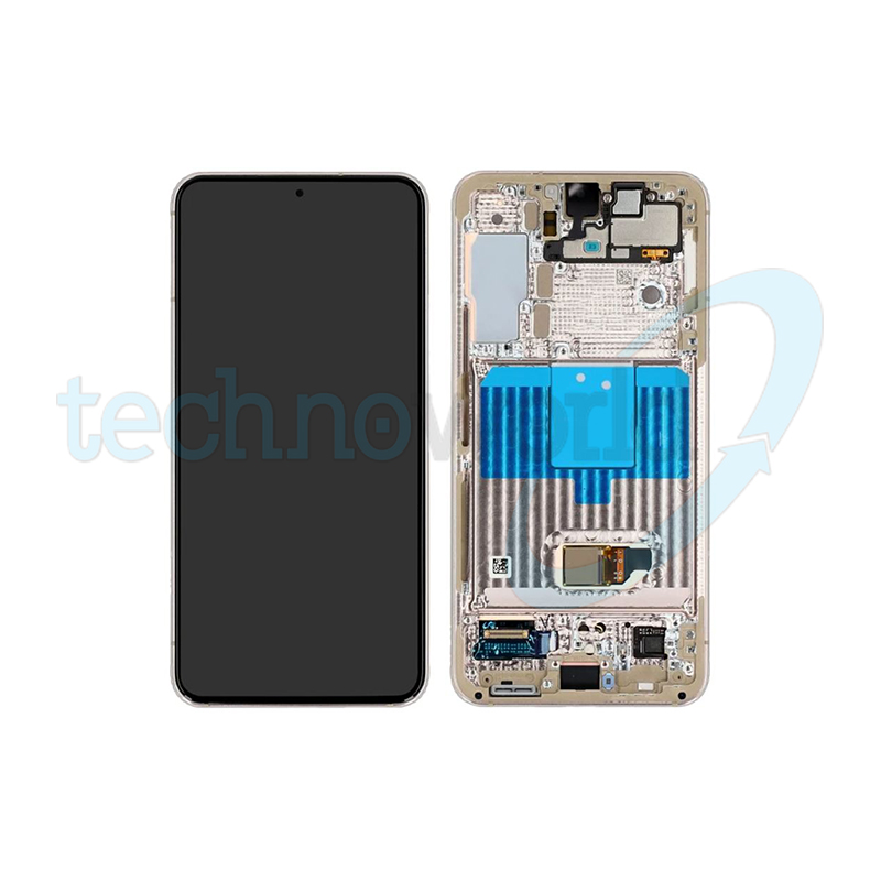 Display Ori. Samsung S22 S901 Viola con Frame