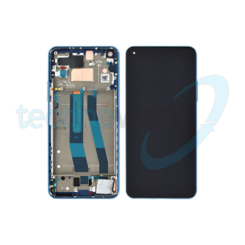 Display Ori. Xiaomi 11 Lite 5G NE Blu con Frame