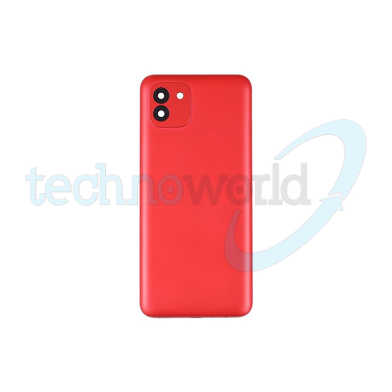 Copribatteria Samsung A03 Rosso