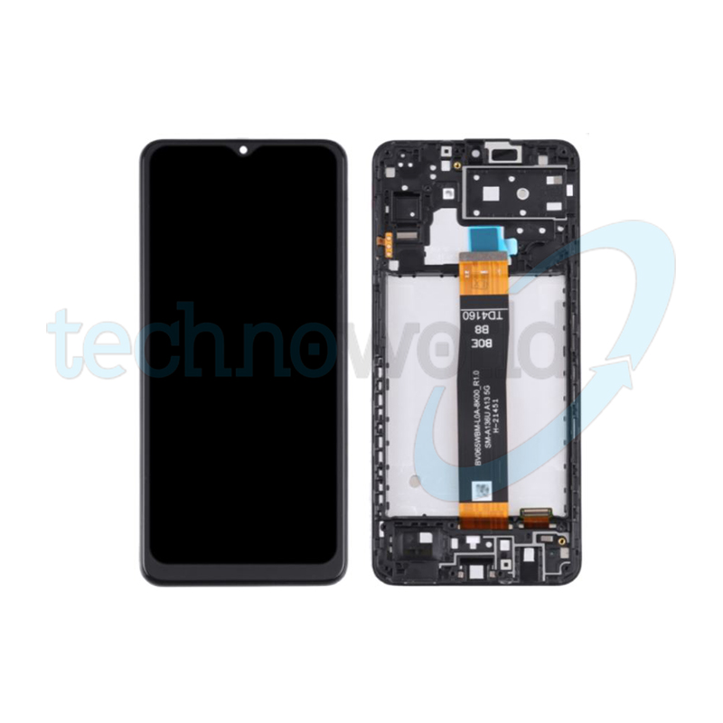 Display Ori. Samsung A13 5G A136 Nero con Frame