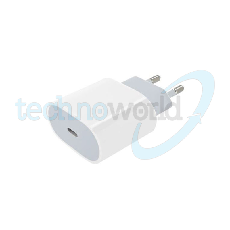 Caricabatterie 20W Bianco - USB-C (Bulk)