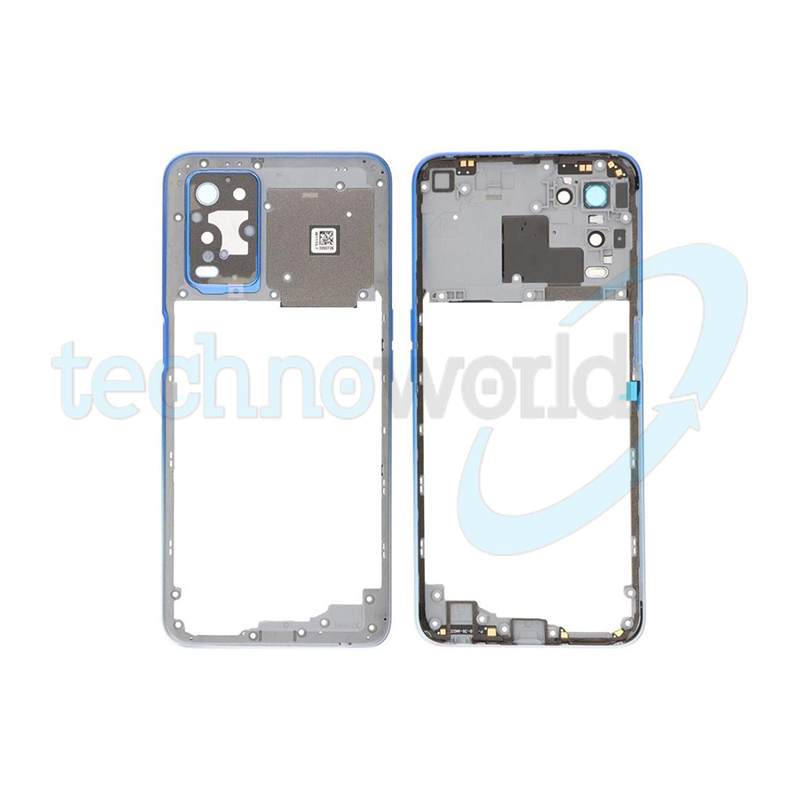 Telaio Posteriore Oppo A16 Blu