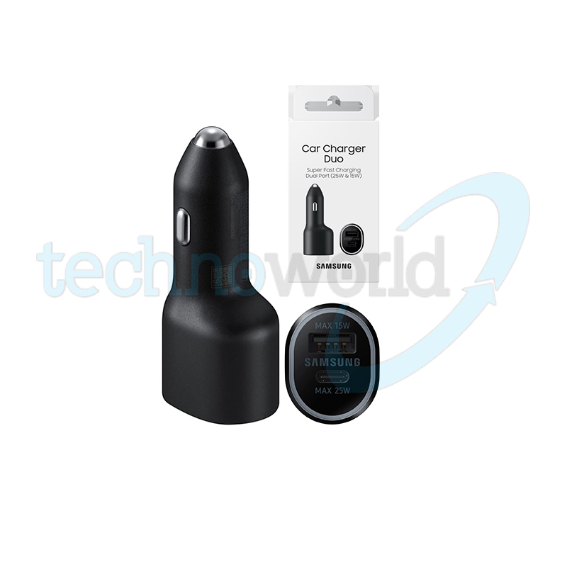 Caricabatterie Per Auto Samsung Dual Fast Charge - 40W - Nero