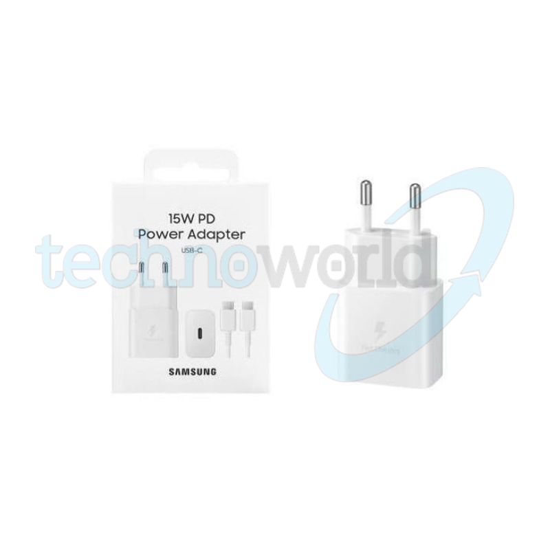 Caricabatterie Samsung EP-T1510 15W Bianco - USB-C / USB-C