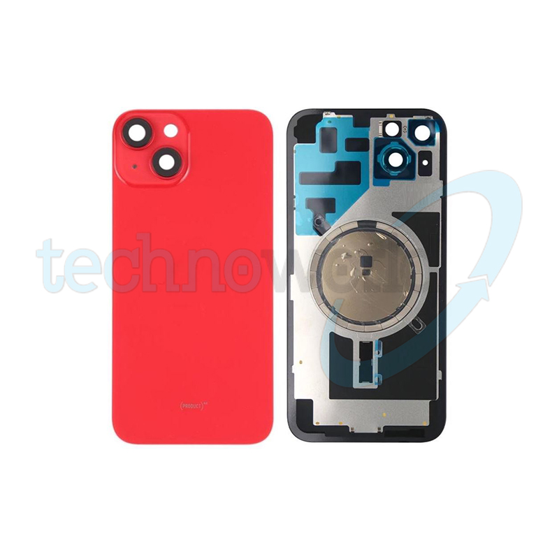 Vetrino Cover Batteria iPhone 14 Rosso