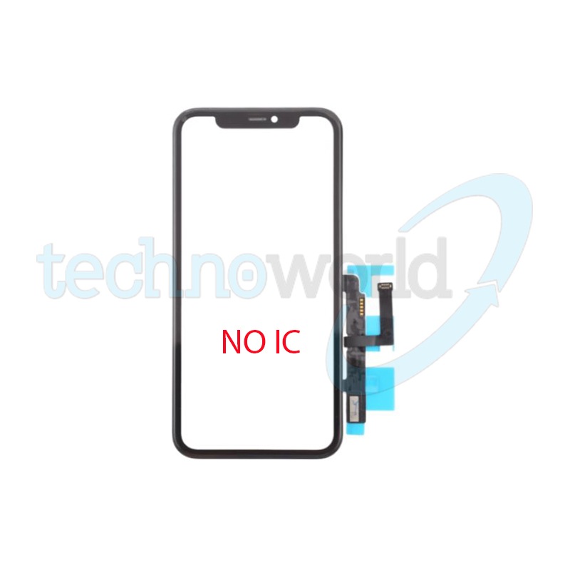 Vetro Display iPhone 11 Nero con Touch + Oca (No IC)
