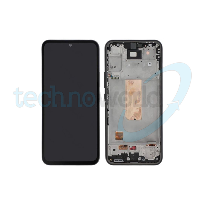 Display Ori. Samsung A54 5G A546 Nero con Frame