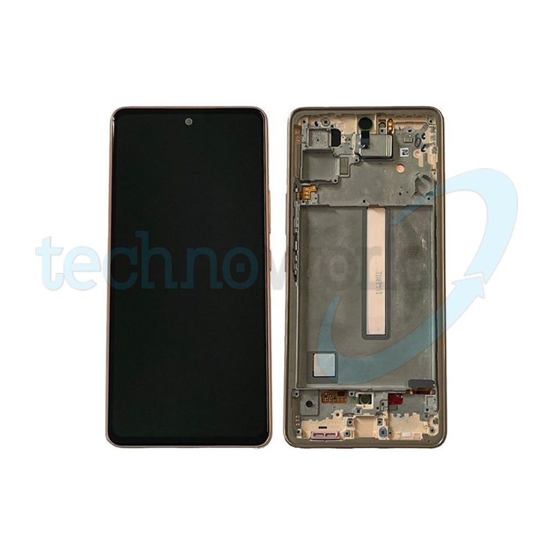 Display Ori. Samsung A53 5G A536 Gold con Frame