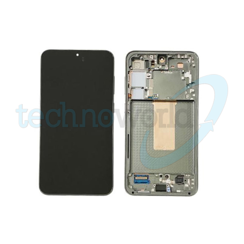 Display Ori. Samsung S23 Plus S916 Lime con Frame