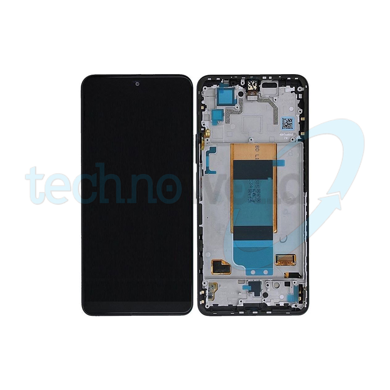 Display Ori. Xiaomi Poco F4 Nero con Frame