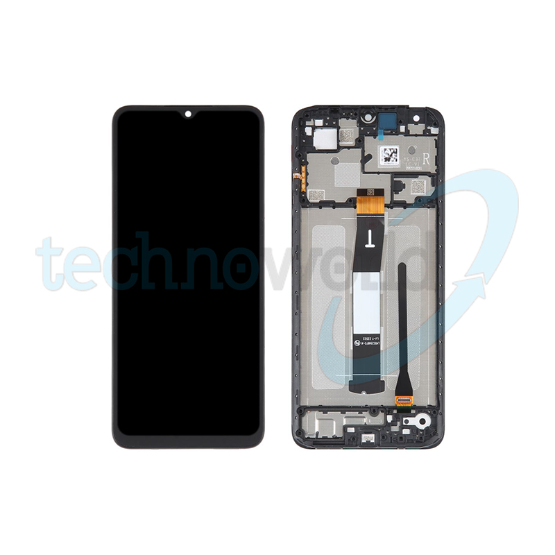 Display Ori. Xiaomi Redmi 12c Nero con Frame