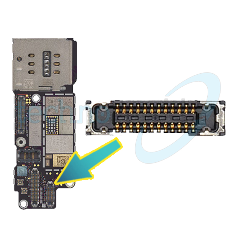 FPC Connettore per Flat Tasto Home iPhone 7 Plus/8 Plus