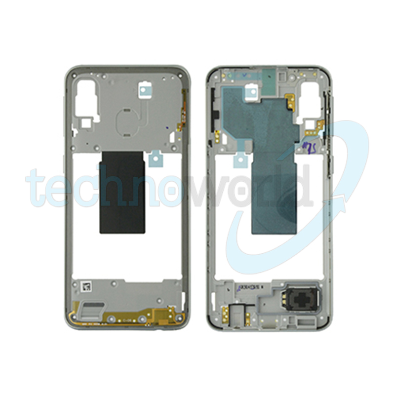 Telaio Posteriore Samsung A40 Bianco