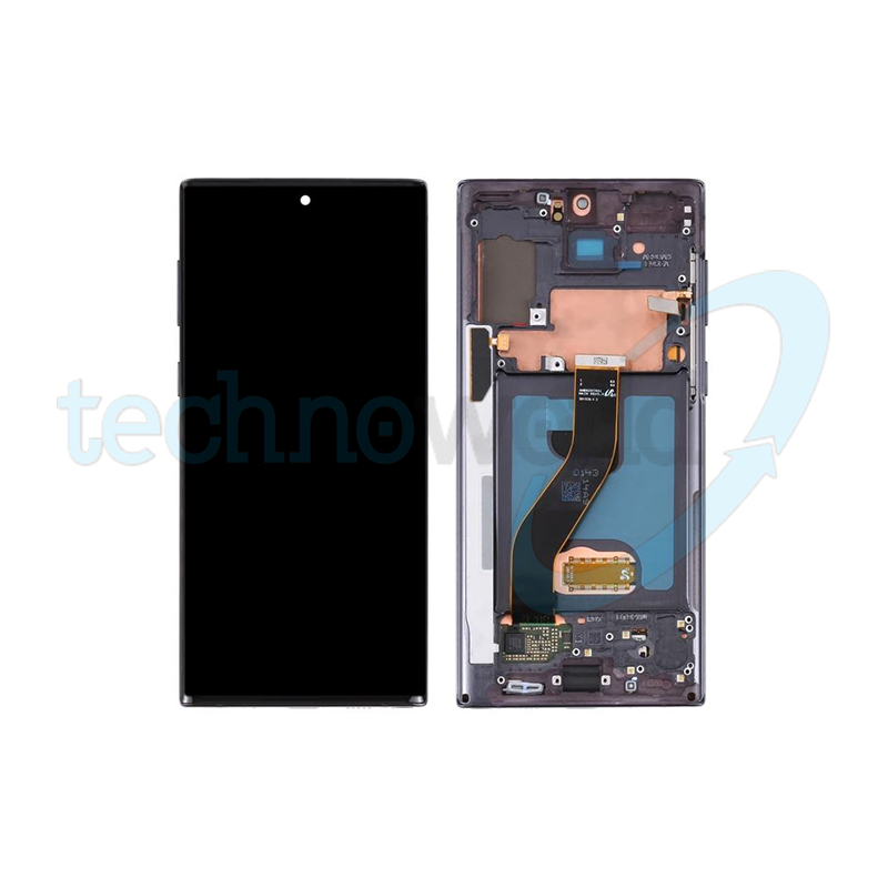 Display Ori. Samsung Note 10 N970 Nero con Frame