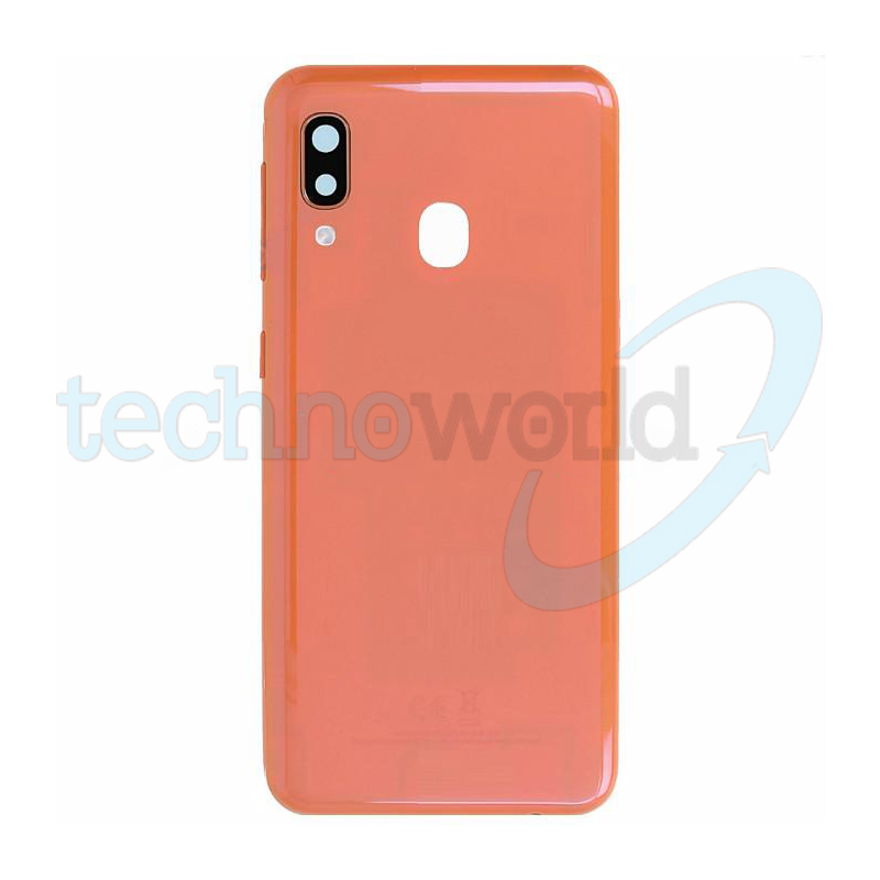 Copribatteria Samsung A20e Arancione
