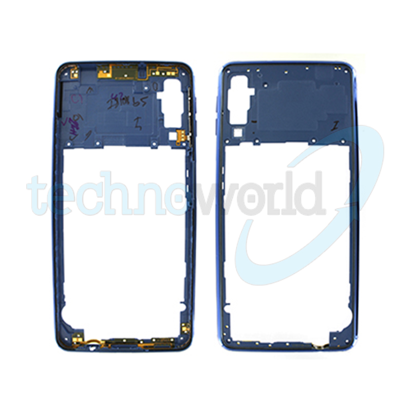 Telaio Posteriore Completo Samsung A7 2018 Blu