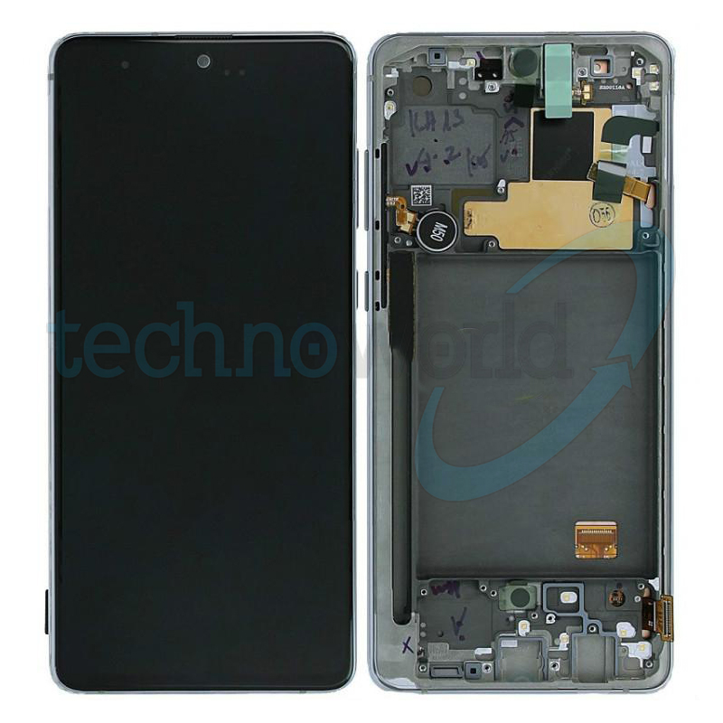 Display Ori. Samsung Note 10 N770 Lite Argento con Frame