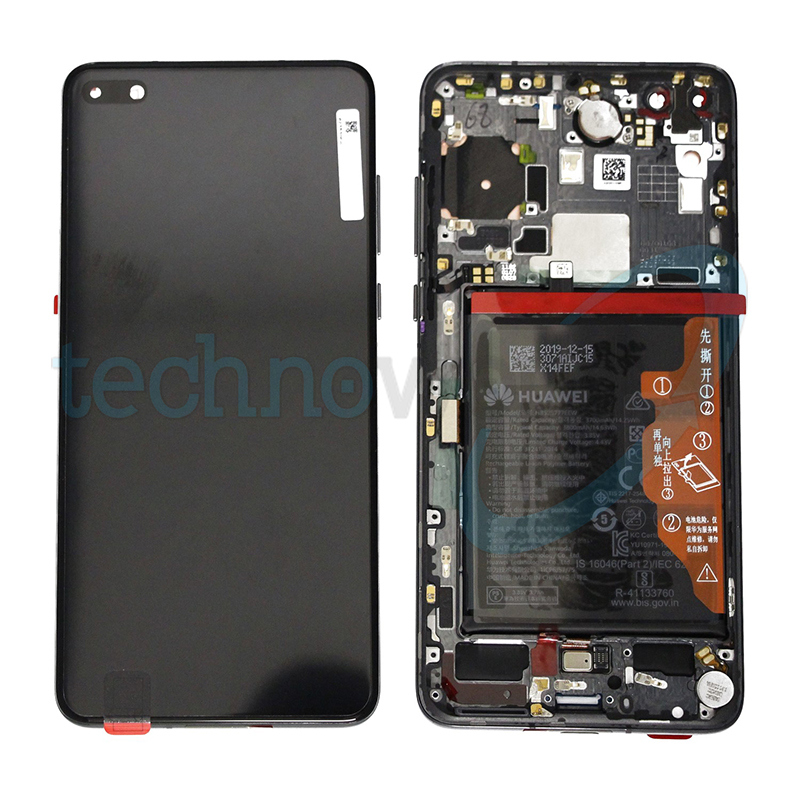 Display Ori. Huawei P40 Nero con Frame