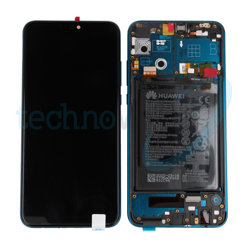 Display Ori. Honor 9x Lite Verde con frame