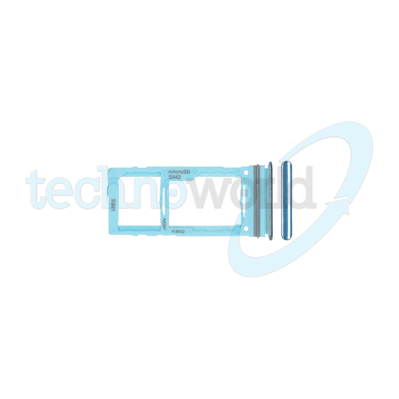 Porta Sim Card Samsung A52 per vers. Blu