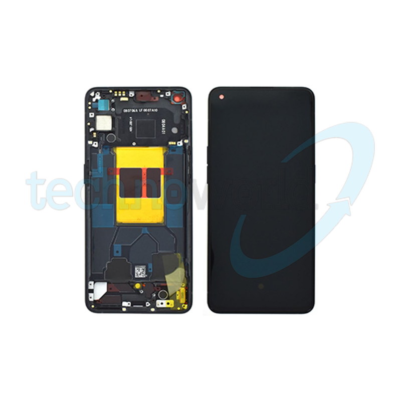 Display Oppo Reno6 5G Nero con Frame