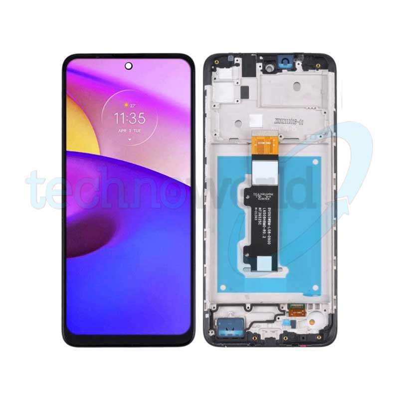 Display Moto E40 Nero con Frame