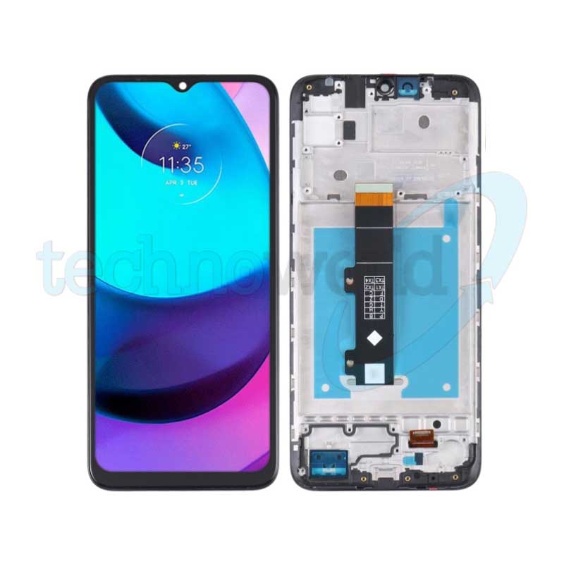 Display Moto E20 Nero con Frame