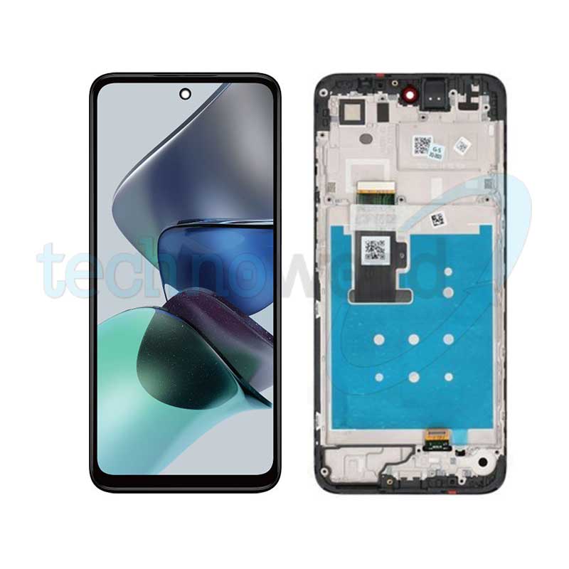 Display Moto G23 Nero con Frame