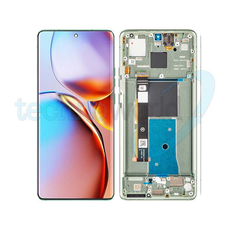 Display Ori. Moto Edge 40 Verde con frame