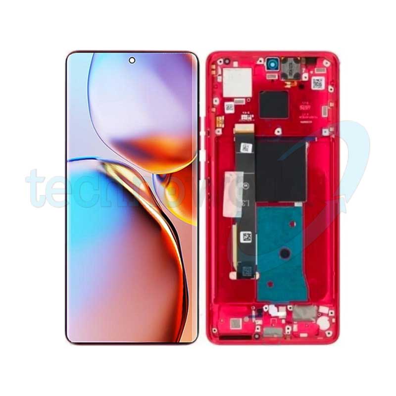 Display Ori. Moto Edge 40 Rosso con Frame