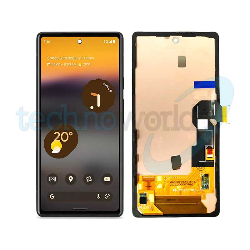 Display Google Pixel 6a Nero con Frame