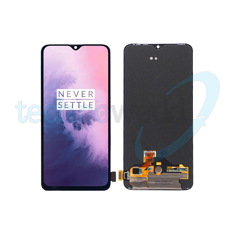 Display OnePlus 7 Nero - Disassembled