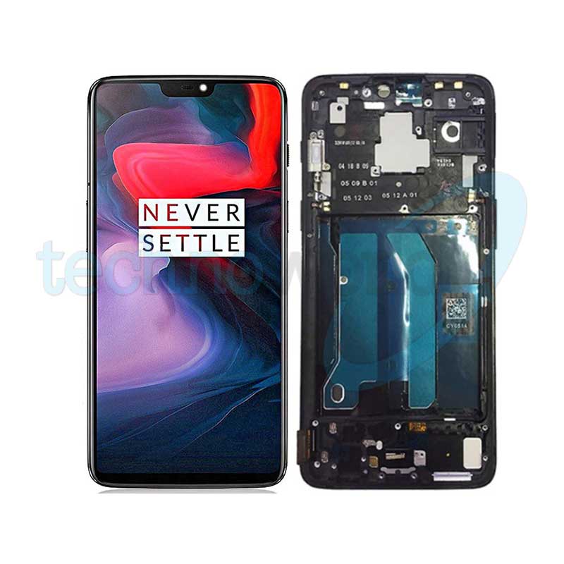 Display OnePlus 6  Nero con Frame