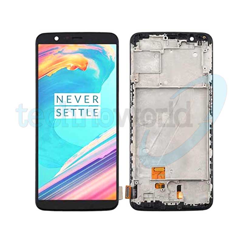 Display OnePlus 5T  Nero con Frame