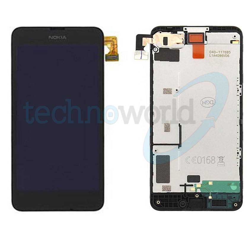 Display Nokia 630-635 Lumia Nero con Frame