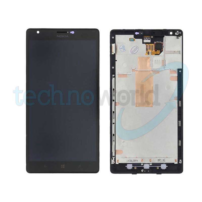 Display Nokia 1520 Lumia Nero con Frame