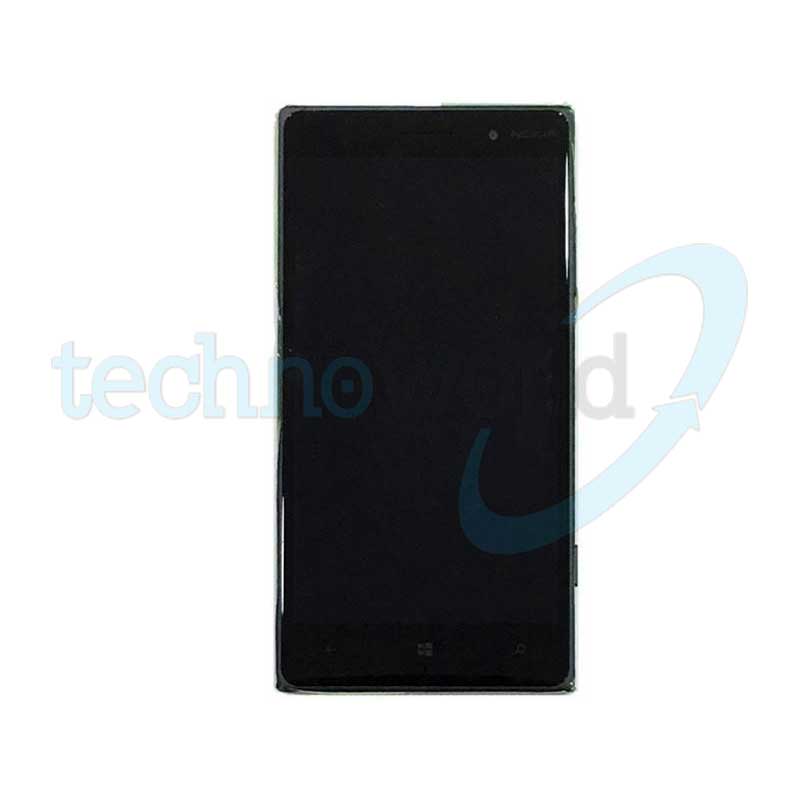 Display Nokia 830 Lumia Nero con Frame