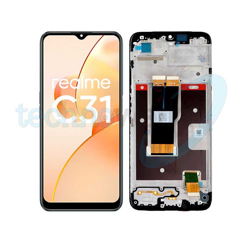 Display Realme C31 Nero con Frame