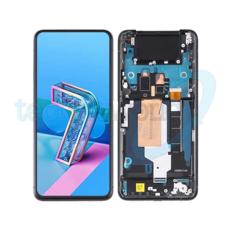Display Asus ZenFone 7 - 7 Pro Aurora Black con Frame - Disassembled