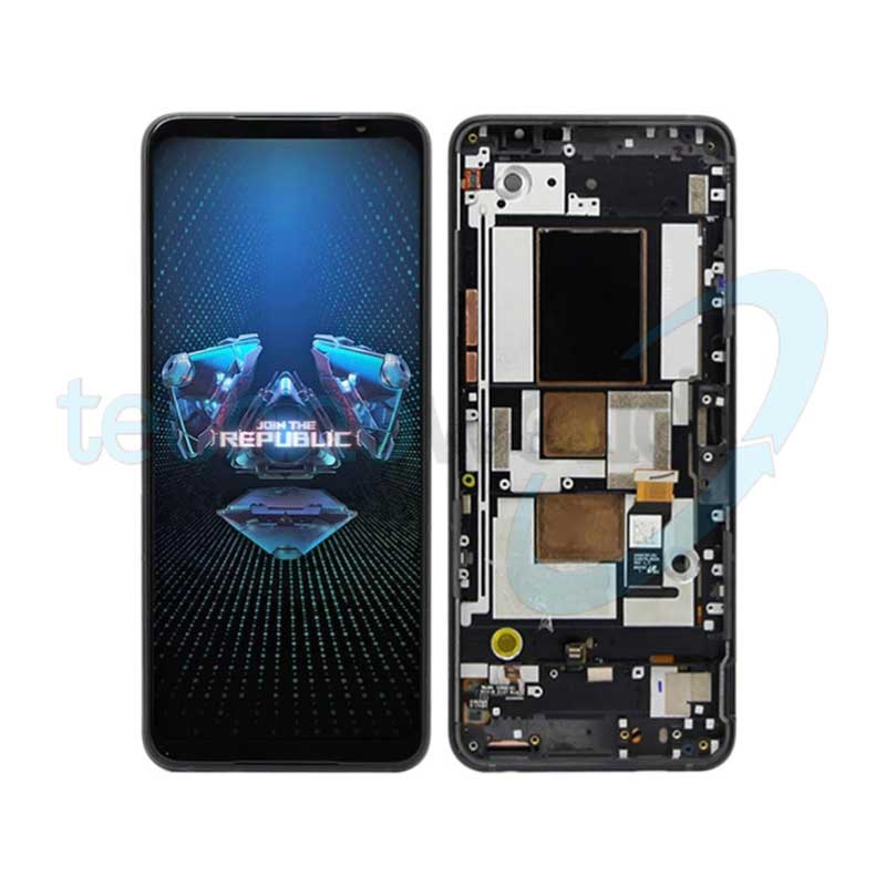 Display Asus ROG Phone 5 Phantom Black con Frame - Disassembled