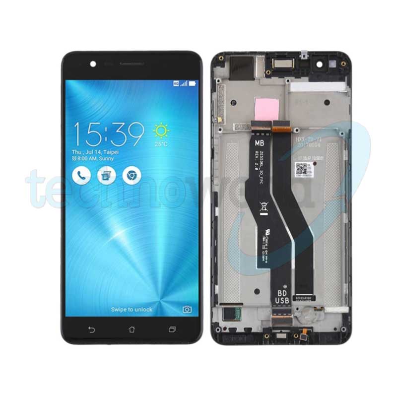 Display  Asus ZenFone 3 Zoom ZE553KL Nero con Frame
