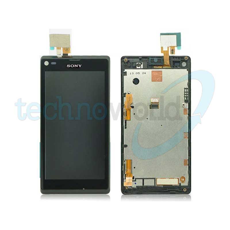 Display Xperia L S36h Nero con Frame